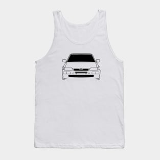 Ford Escort Cosworth RS Black Outline Tank Top